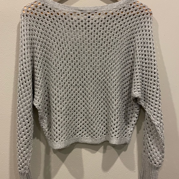 Express Knit Crop Sweater - Picture 2 of 4